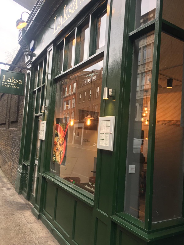 Malaysian street food served at Laksa, Clerkenwell